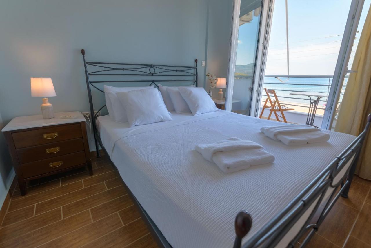 Lemoni Luxury Residence In Front Of The Sea Kechries Zewnętrze zdjęcie