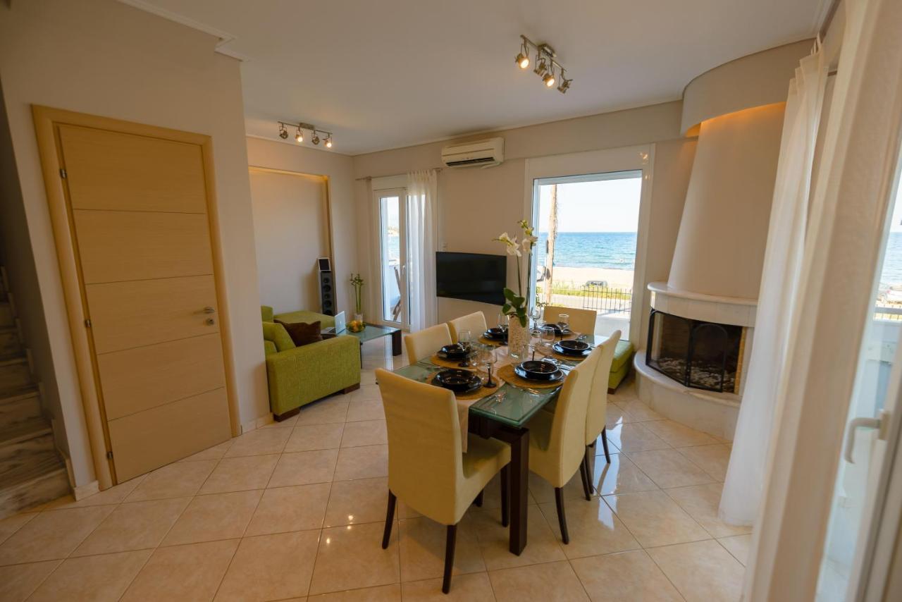 Lemoni Luxury Residence In Front Of The Sea Kechries Zewnętrze zdjęcie